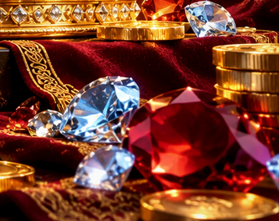 Rubies on velvet